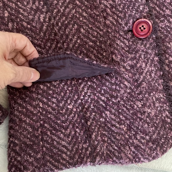 Rinascimento boiled acrylic blazer sweater! Business, classic, office! Size M - Picture 14 of 16